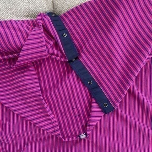 Lululemon Vinyasa Scarf Rizzy Stripe Regal Plum Hero Blue Rulu - Picture 6 of 6